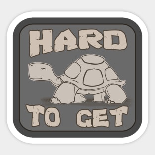 Hard To Get - Turtle Sticker